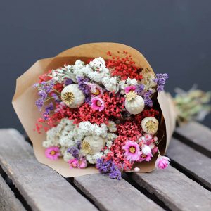 Adalyn Misty Bouquet de fleurs séchées