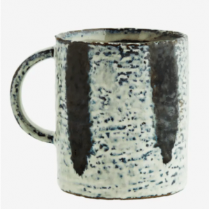 Mug en grès à rayure